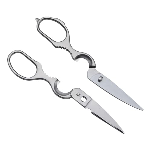 Henckels Heavy-Duty Take-Apart 8-in Stainless Kitchen Shears - style: Stainless Steel