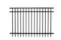 Weatherables Livingston Aluminum Fence Kit – DIY Kit for Backyard and Garden Fencing, Made with Durable Powder-Coated Aluminum that Combats Rust, Fading, and Corrosion (4’ x 6' Fence Panel) - size: Livingston 4' x 6' Fence Panel