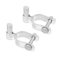 2 Pack Chain Link Fence Gate Post Hinge for 1-5/8" Outside Diameter Post/Pipe, Pressed Steel Post Hinge, Galvanized Chain Link Gate Male, Nut/Bolt Included - size: 1-5/8