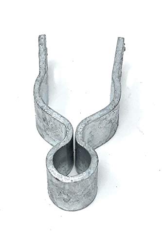 Pressed Steel Chain Link Fence Frame Hinge w/Bolt - (2 Sets Pack) (1-3/8") - size: 1-3/8 Inch