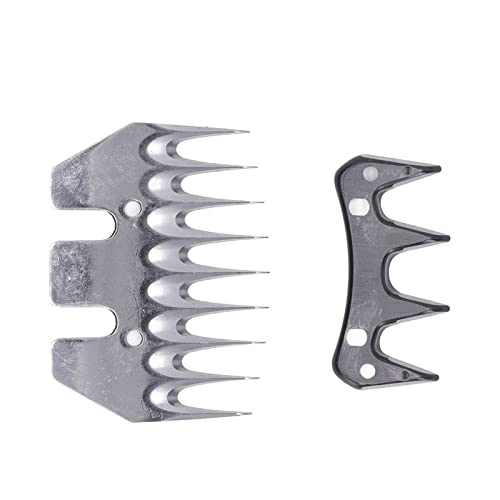 Electric Clipper Blade Sheep Shears Replacement Blades High Carbon Steel 9 Tooth Incisive Wear Wool Comb Cutter Blade for Sheep Shearing and Wool Cutting
