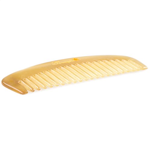 Wide Tooth Hair Comb for Women, Detangling Sheep Horn Comb | Anti Static, Natural Sheep Horn, Seamless, Easy to Detangle, Scalp Massage, Grooming, Wet, Dry, Curl, Beard, Hair Brush