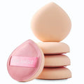 COOL-ANGLE Makeup Sponge Latex-Free Blender 5 Pcs Pink Medium | For foundation and concealer, Airbrush finish for liquid and powder, Washable and reusable, Beginner friendly soft texture - color: A3: 5Medium Pink