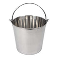 Lindy's 13-Quart Stainless Steel Bucket, Durable Seamless Bucket for Home, Carry Water or Milk, Fill with Food, Cleaning Bucket - size: 13 quarts