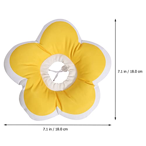 POPETPOP Cat Neck Cone Waterproof Pet Elizabethan Collar Flower Shape Recovery Collar for Anti-Bite and Anti-Lick After Surgery Lightweight Washable Cat for Cats and Kittens
