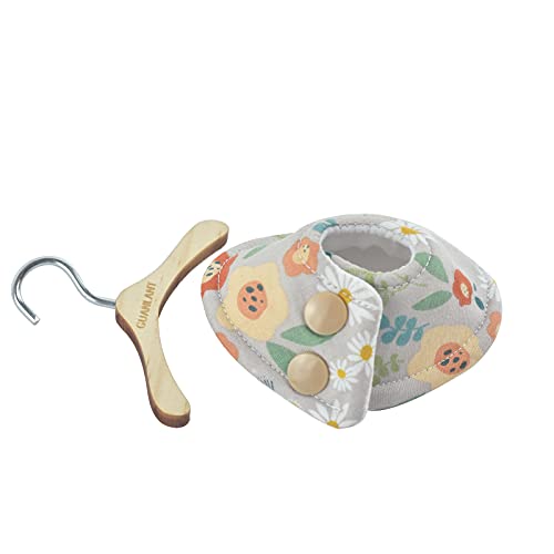Bird Collars for Monk Parakeets, Quaker Parrot Feather Plucking Soft Cones | Parrot Recovery Cones, Sun Conure Neck Feather Protection Anti-Bite Collar with Wooden Hanger - color: Flower