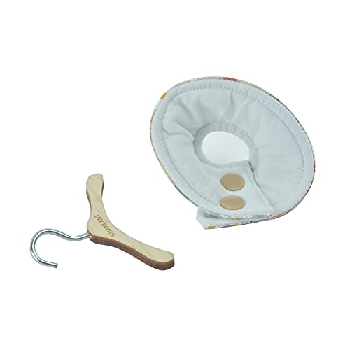Bird Collars for Monk Parakeets, Quaker Parrot Feather Plucking Soft Cones | Parrot Recovery Cones, Sun Conure Neck Feather Protection Anti-Bite Collar with Wooden Hanger - color: Flower