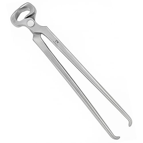 12" Hoof Nipper, Carbon Steel & Chrome Vanadium Farrier Tool for Horses – Durable, Sharp & Rust-Resistant - size: 12"Hoof Nipper
