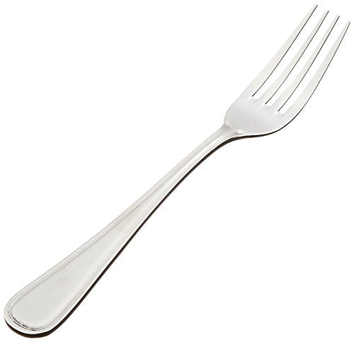 Winco 9.2" Continental Stainless Steel Table Forks (Set of 12) | Dishwasher safe, Extra heavy, Restaurant service, Great for Entrees, Salads, Pasta and Table Service