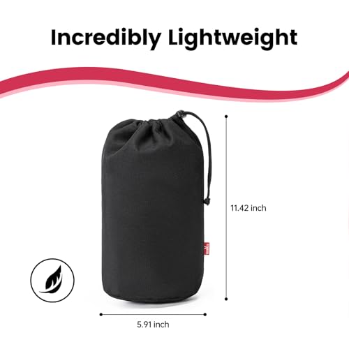 Wakytu Dog Emergency Rescue Sling - Lightweight Packable Lift Harness | with Handle - Safe Transport for Small Medium Dogs - Ideal for Hiking Skiing（8.5-17.5lbs） - size: M（8.5-17.5lbs）