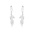 Celtic Animal Earrings for Women - Sterling Silver Hypoallergenic Horse/Dragon/Cow/Goat/Dragonfly/Butterfly Dangle Earrings Animal Jewelry Gifts Birthday Christmas Gifts for Women - color: Celtic Dragon Earrings