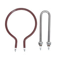 Joyzan Incubator Heater Tube Heating Element, Incubator Element Coil | Circular Tube Plate Cabinet Egg Incubators Accessories Farms Hatching Chicks Candler Turner Ducklings Poultry Brooder 200W