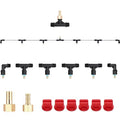 6-Nozzle Poly Boom Wand with 3/8" 1/2" Brass Fitting, 7.5 Ft. ATV sprayer Boom, Wide-Coverage Agricultural & Lawn Spray Attachment for Tractors/UTVs (Metal Wand) - color: Metal Wand