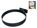 5-Gallon Bucket Holder, Wall-Mounted Istallation,Applicable to Courtyards, Warehouses, and Horse Farms (Excluding Buckets) (Black 1 PCS)