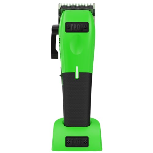 TPOB Play Barber Hair Clippers for Men 7500 RPM with Rubber Grips (Green) - color: Green