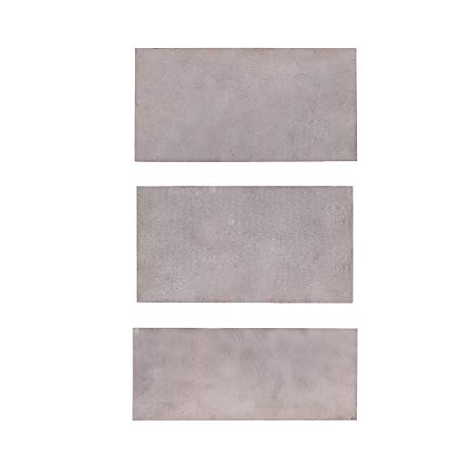DEF Manganese Steel Cabinet Scrapers Tool, High-strength and Wear-resistant, including 2.5” x 6” 2.5” x 4.7” 2.5” x 4.76” for Woodworking Scraper, Set of 3
