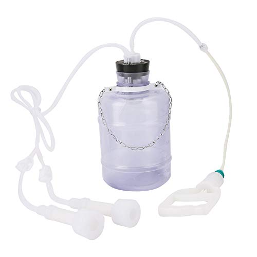 Estink Manual Goat Milking Machine Kit, 3L Portable Hand Pump Milker | BPA- plastic, farm essential livestock tool, compact for small herd use, gentle suction hand-pull device, 3-liter ca