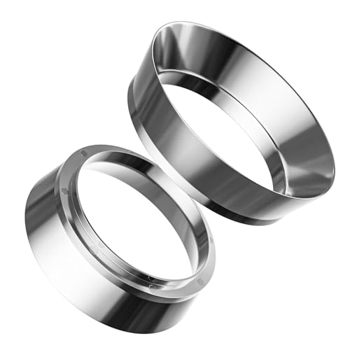 MATOW Magnetic Espresso Dosing Funnel for 51mm Portafilter | 304 Stainless Steel, 51mm Mess-Free Dosing Ring, Dishwasher Safe, Stable Magnetic Fit - size: 51mm