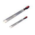 18 Inch Hoof Rasp & 14 Inch Farrier Rasp File with Rubber Handle, 2 Pack Rasp File, 18 and 14 Inch, Strong Carbon Steel Farrier File Tool, Suitable for Horse/Goat/Cow/Donkey/Animal Hooves