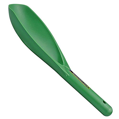 SE Green Prospector's Scoop - 12.5" Heavy-Duty Plastic Tool for Metal Detecting, Gold Panning, Treasure Hunting, and Gardening - color: Green