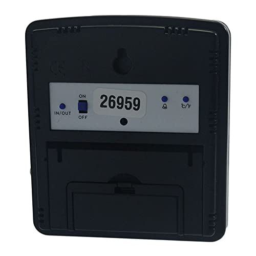 Thermco ACC895INC Triple Display Large Digit Digital Thermometer for Incubators, -50 to 70°C with Bottle Media Certified @ +37°C with Audible Alarm and NIST Traceable Certificate