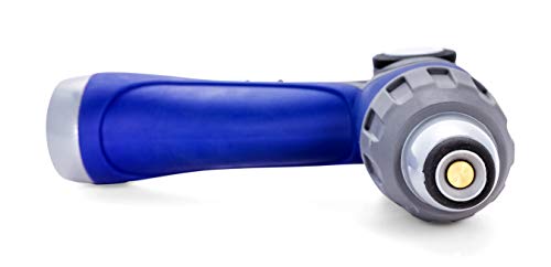 Camco 40’ Coiled Water Nozzle with Adjustable Spray Pattern Kit – Hose Design Prevents Kinking and Tangling, for Car Washing and Gardening (41982) - style: 40' Coiled Water Hose Kit