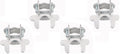 Kennel Gate Latch 1-3/8", Chain Link Fence Gate Butterfly Latch for Dog Kennels and Kennel Panels (2 Pcs) (Pack of 2) - size: 2 Pcs (Pack of 2)