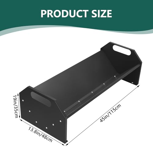 Portable 45" Long Livestock Feeding Trough,Galvanized Steel 22 Gallon Capacity HorseTrough,Heavy-Duty Sheep Trough for Livestock for Horse, Cattle, Cow, Pig, Alpaca