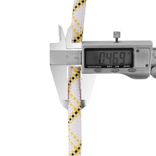 Arborist Rope Climbing Rope 1/2 Inch Tree Rope 48 Strands Bull Rope for Construction Climbing Swing Sailing - size: 1/2 x 100ft, style: White