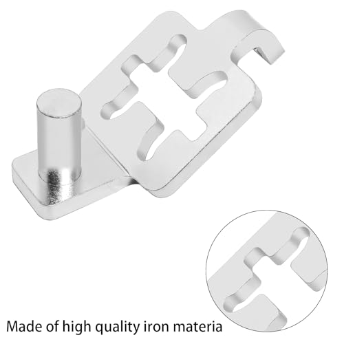 T-Post Gate Hinge Pins 5/8" Shank, Adjustable Hinge Pins for Metal T-Post, Chain Link Fence Gate, Farm & Ranch Use (1-Pack-Arched)