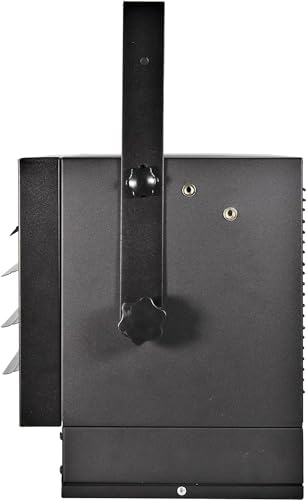 Comfort Zone Hard-Wired Ceiling Mount Garage Space Heater with Remote, 7,500 Watt, 240 Volt, Fan-Forced, Overheat Protection, Digital Thermostat, 12-Hour Timer, Ideal for Garage & Workshop, CZ230ERBK | Digital thermostat, 12-hour timer, and remote control