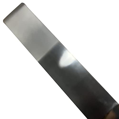 Farrier Tool - Japanese Stainless Steel Double Edge Sharp Hoof Knife - Smooth Wooden Handle Made of Premium Materials