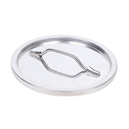 Stainless Steel Milk Bucket Lid, Durable Universal Lid with Embedded Silicone Seal Ring for 12L/20L/30L/40L/50L/60L Milk Bucket - color: Lid