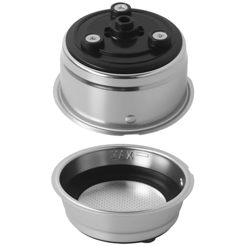 2-Pcs 51mm Pressurized Coffee Filter Basket Fit for Capresso Cafe Barista BVMC-ECMP1000 and for Gevi Espresso Machine, Reusable Filters