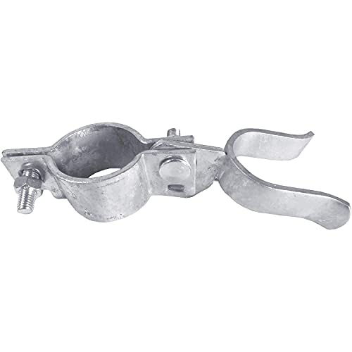 1-5/8" x 4" Chain Link Fence Gate Fork Latch - Fence Gate Latch - Galvanized Fence Gate Latch with Hole for Padlock - size: 1-5/8" x 4"