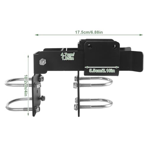 Chain Link Double Gate Latch for 1-3/8 Inch Gate Frames, Heavy Duty Chain Link Residential Strong Arm Double Gate Latch, Chain Link Fence Gate Latch for Ranch Fences & Yard Gates
