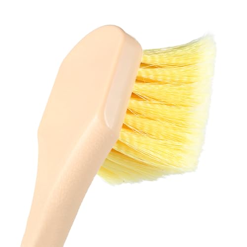 Mr. Detroit - 20" Long Handle Wash Brush w/Heavy Duty Scrub Brush | with Non-Slip Long Handle for All Wheels, Tires, Automobile, Motorcycle, Bicycle and Ship Applications