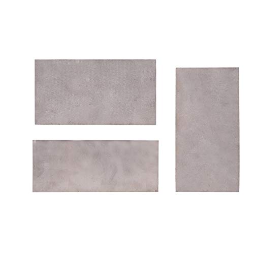 DEF Manganese Steel Cabinet Scrapers Tool, High-strength and Wear-resistant, including 2.5” x 6” 2.5” x 4.7” 2.5” x 4.76” for Woodworking Scraper, Set of 3
