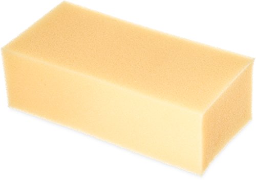 Carlisle FoodService Products 36550100 Commercial Extra Large Sponge, 8.25", Yellow (Case of 24) - color: Yellow, size: 8.25" (Pack of 24)