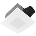 Bathroom Exhaust Fan with Light, 50-80-110 CFM, BEL5080110 | Energy Star and HVI Certified, No-Attic Roomside Install, Ultra-Quiet DC Motor, Dimmable 5-CCT LED, 5-Yr Warranty, US Support - size: LED Light