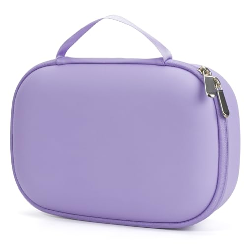 Wearable Breast Pumps Carrying Case, Hard Shell Breast Pump Bag with Waterproof Removable Tray, Breast Pump Storage Bag Compatible with Most of Wearable Breast Pumps (Purple) - color: Purple