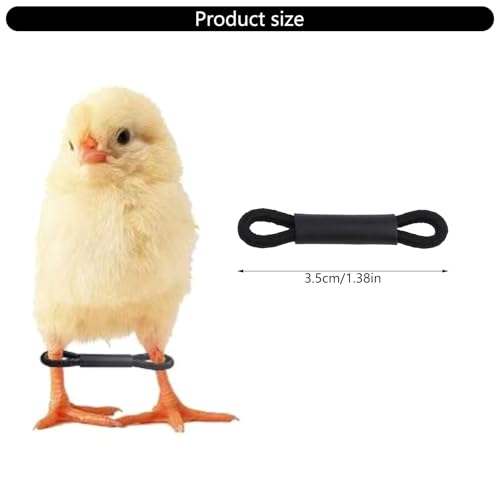 50/100Pcs Spreader Legs Chick Clip for Splayed Birds Hobble Bands Canaries Smaller Budgies Chicken Leg Brace for Spraddle Leg Repair - color: B