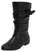 Women's Wide Width The Heather Wide Calf Boot | Women's Plus Size - color: Black, size: 8 X-Wide