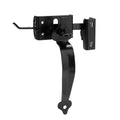 Thumb Gate Latch for Wooden Fence Heavy Duty, Thumb Latch Hardware with 9 inch Decorative Handle, Self Locking Thumb Latch for Swing Gate, Garden, Metal Gate, Vinyl Fence, Black