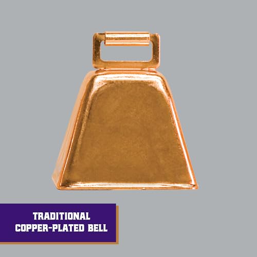 Weaver Livestock Copper-Plated Small Cow Bell, Robust Herd Tracking Loud Bell, Lightweight Goat Bells for Cow, Goat, and Sheep, 1.75” x 2.25” x 2.5” - size: 2.5x2.25x1.75 Inch (Pack of 1)