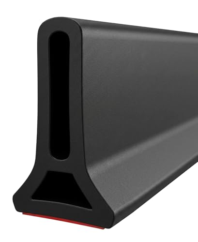 39Inch Collapsible Shower Threshold Water Dam 2" High Shower Barrier Water Stopper 2" Tall Shower Water Guard To Keep Water In Shower Dry And Wet Separation Bathroom Wheelchair Accessible Black - color: Black, style: 39inch
