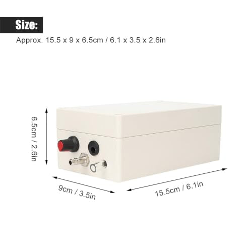 Milking Vacuum Pump, 12v Electric Pneumatic Pulsator Milking Machine Accessory Vacuum Pump Machine Parts for Donkey Sheep Cow 3.5 * 6.1 * 2.6in