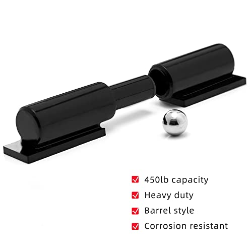 Heavy Duty Gate Hinges 7 Inches - 2 Pack Black Iron Door Hinge Barrel Style 900 Lbs Capacity for Swing Door Trailer Ramp Gate - Weld On Install - size: 7" inch