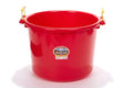 Little Giant® Plastic Muck Tub | Durable & Versatile Utility Bucket with Handles | Muck Bucket | Durable Handles | 70 Quart | Red - color: Red, size: 70 quart