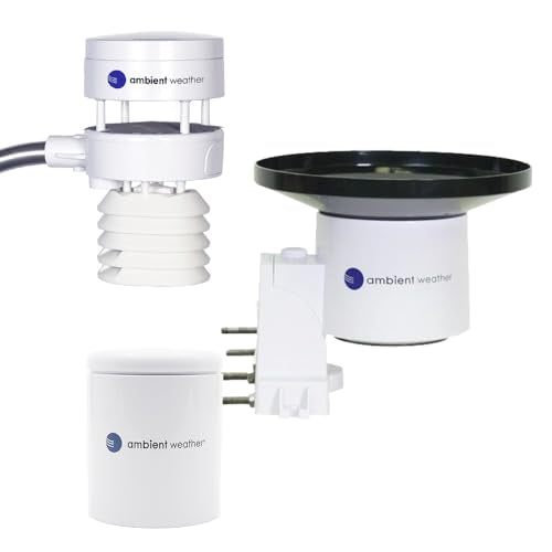 Ambient Weather WS-5000-IP3 Ultrasonic Professional Smart Weather Station | With Remote Monitoring and Alerts - style: IP Module + Ultrasonic